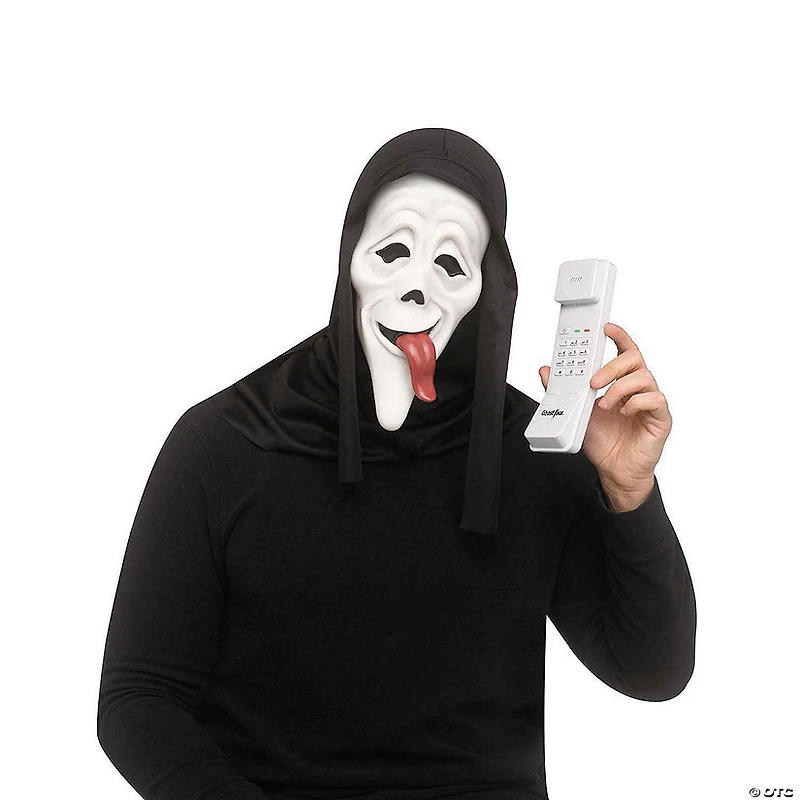 Adults Scary Movie™ Wassup! Mask & Phone Costume Accessory Kit