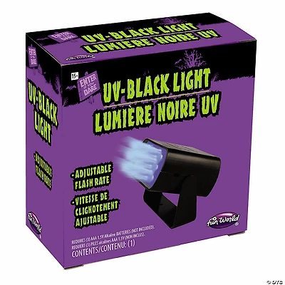 Adjustable Flash Rate Intense UV Black Light