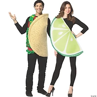 Adults Taco and Lime Couple Costumes