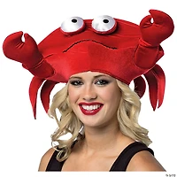 Adults Red Crab Hat
