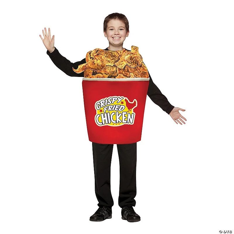 Kids Bucket of Fried Chicken Costume