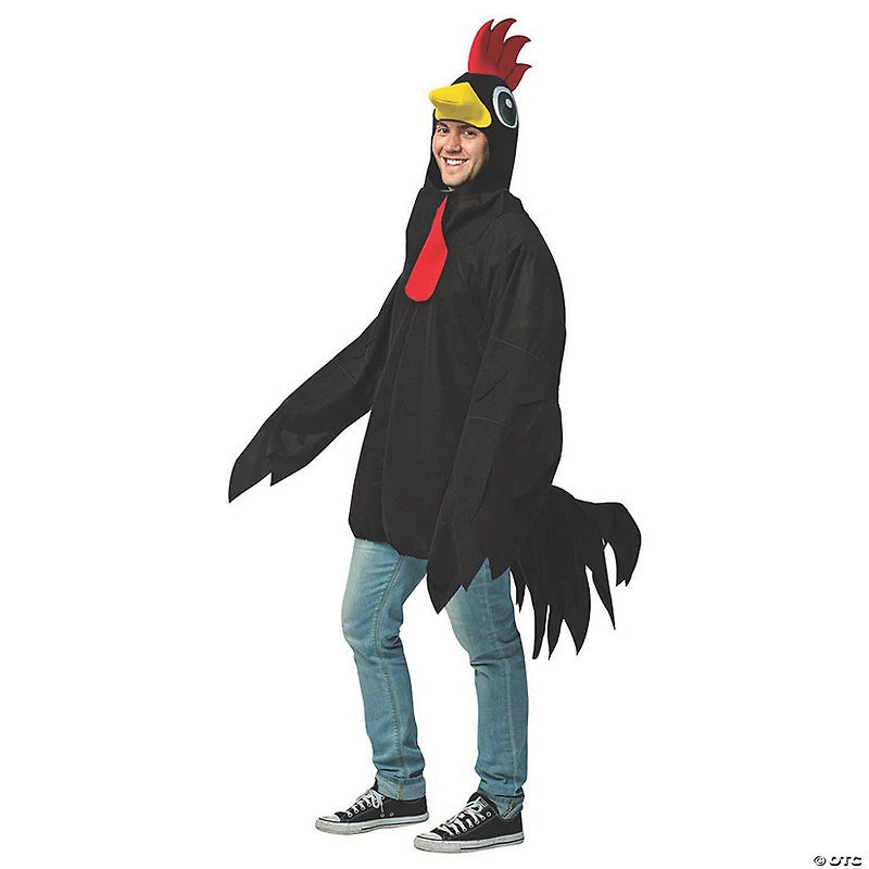 Adults Black Rooster Costume