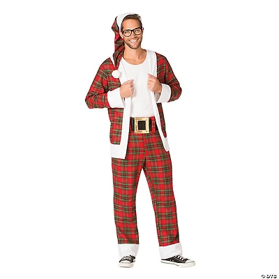 Men’s Hipster Mr. Claus Costume - Medium