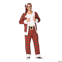 Men’s Hipster Mr. Claus Costume - Medium
