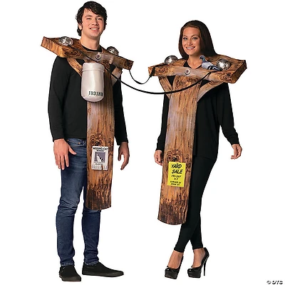 Electric Utility Poles Couples Costume