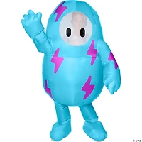 Kids Inflatable Fall Guys™ Blue Polyester Coral Blue Costume - One Size