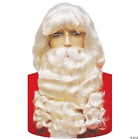 Supreme Santa Wig And Beard Set with Separate Mustache