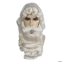 Deluxe Extra Large Santa Wig And Beard Set