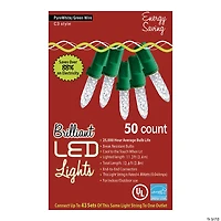 50-Count C3 LED Clear Holiday String Lights