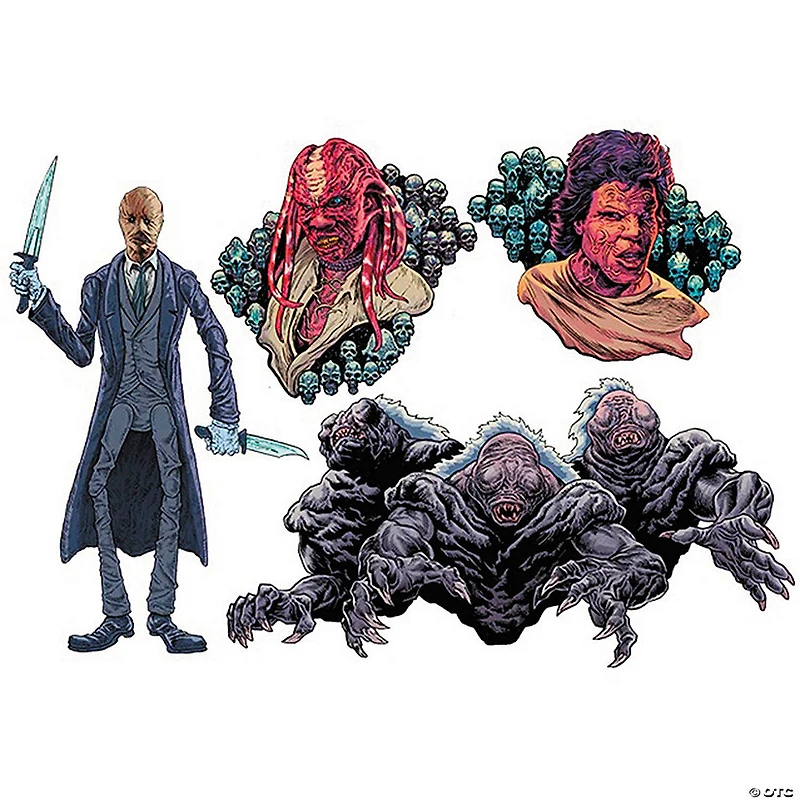 4 Pc. Clive Barker’s Nightbreed Collection Cutout Wall Decorations