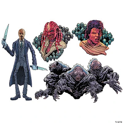 4 Pc. Clive Barker’s Nightbreed Collection Cutout Wall Decorations