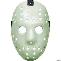 Killer Goalie Glow-in-the-Dark  Injection Plastic Full Mask - One Size