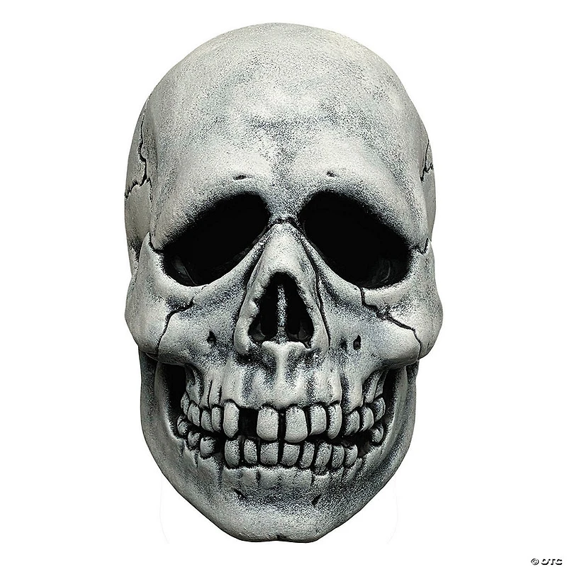 Don Post Studios White Skull Overhead Mask - One Size