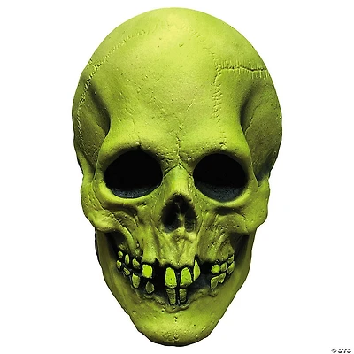 Adults Mabry Monsters™ Glow-in-the-Dark Voodoo Skull Overhead Vinyl Mask - One Size