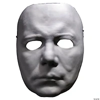 Adults Halloween II™ Michael Myers Vacuform Plastic Mask - One Size