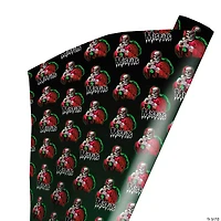 96" x 30" Wrapped in Terror Misfits Crimson Cringle Wrapping Paper
