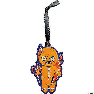 3" Holiday Horrors Krampus™ Gingerbread Metal Ornament