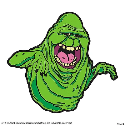 1 3/4" Ghostbusters™ Slimer Glow-in-the-Dark Enamel Pin