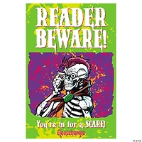 Goosebumps™ Reader Beware Metal Sign Halloween Decoration