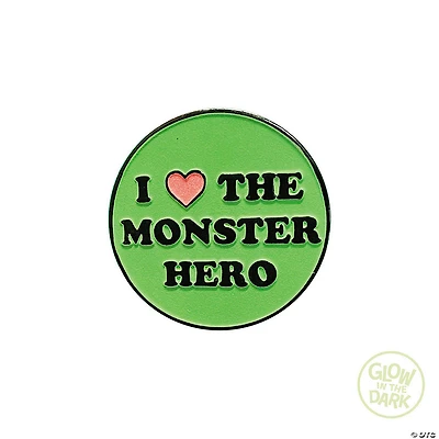 1 3/4" The Toxic Avenger™ I Love the Monster Hero Full-Color Enamel Pin