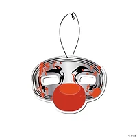 3 1/2" Halloween 4: The Return of Michael Myers™ Jamie Lloyd Clown Mask Cinnamon Fear Freshener