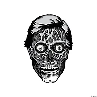 John Carpenter’s They Live Alien Black & White Enamel Pin