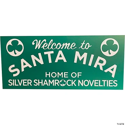 Halloween 3: Season of the Witch™ Santa Mira Wood Sign Halloween Decoration