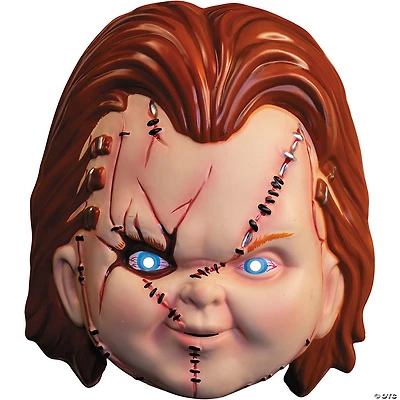 Adults Seed of Chucky™ Chucky Vacuform Plastic Mask - One Size