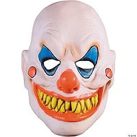 Adults Don Post Studios Demented Clown Half Mask - One Size