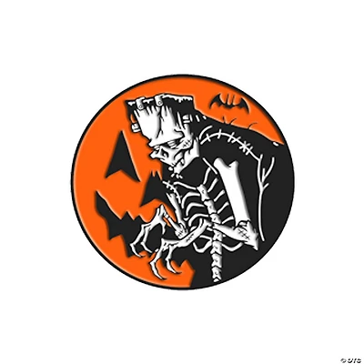 1 1/2" Toxictoons™ Pumpkinstein Full-Color Enamel Pin