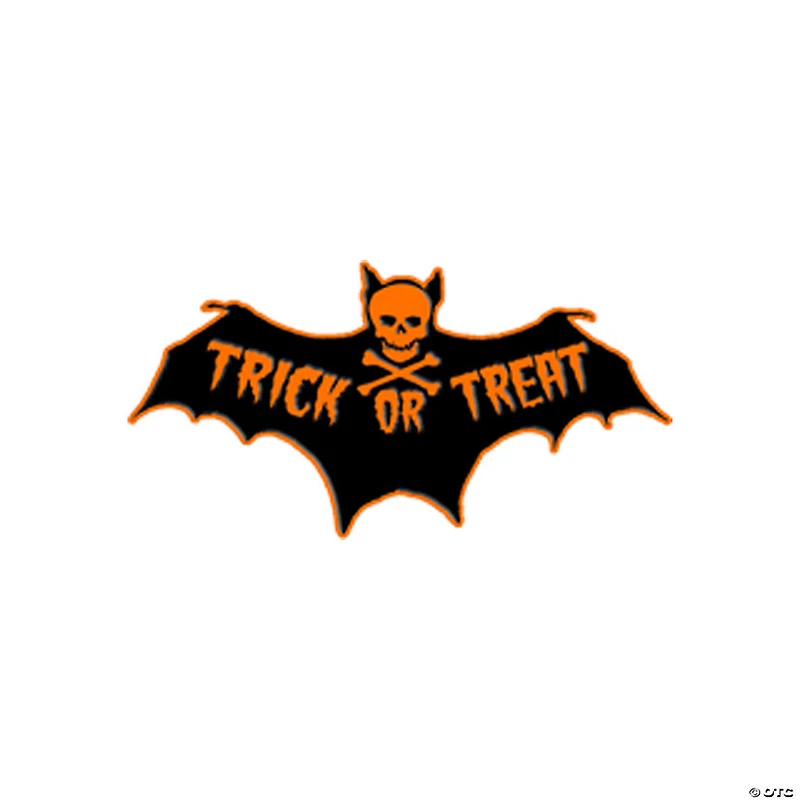 1 1/2" Toxictoons™ Trick-or-Treat Bat Full-Color Enamel Pin