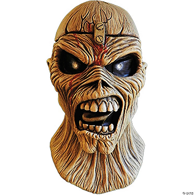 Adults Iron Maiden Piece Of Mind Eddie Overhead Latex Mask - One Size