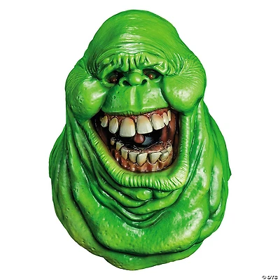 Ghostbusters™ Slimer Overhead Vinyl Mask - One Size