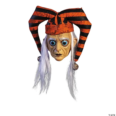 Adults The Terror of Hallows Eve™ Sad Trickster Latex Mask - One Size