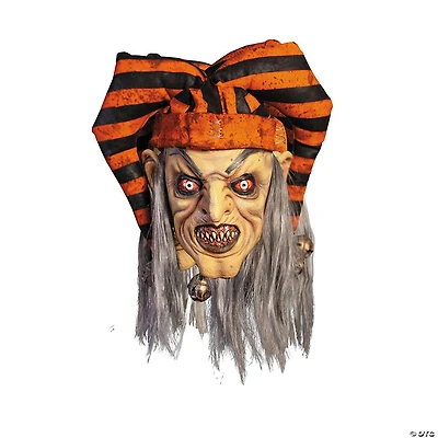 Adults The Terror of Hallows Eve™ Evil Trickster Latex Mask - One Size