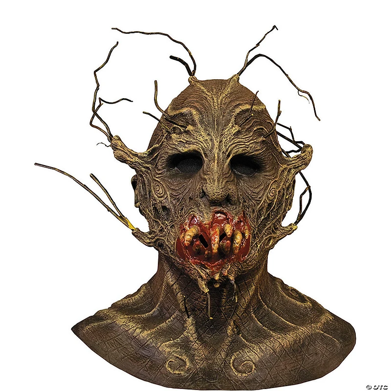 Adults The Terror of Hallow's Eve™ Scarecrow Overhead Mask - One Size