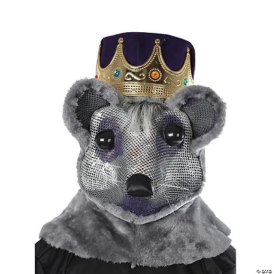 Adults Mouse King Headpiece with Purple & Red Crown