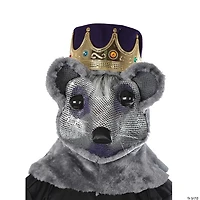 Adults Mouse King Headpiece with Purple & Red Crown