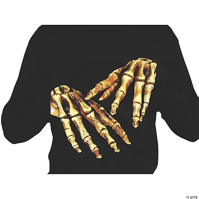 Adults Latex Skeleton Bone Hands Costume Accessory