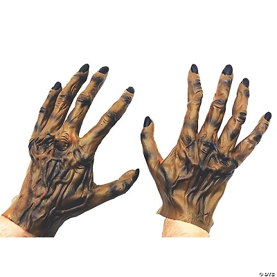 Adults Latex Werewolf Hands Costume Accessory