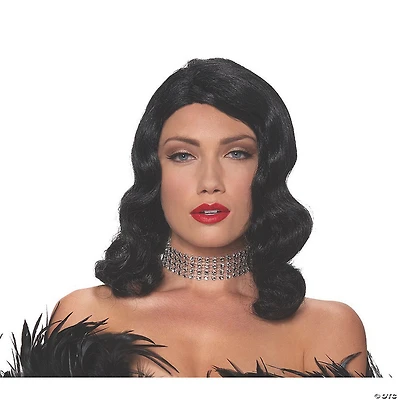 Black Wavy Femme Fatale Wig