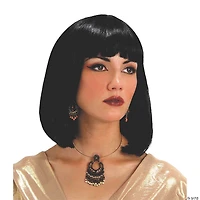 Black Bob with Bangs Egyptian Wig