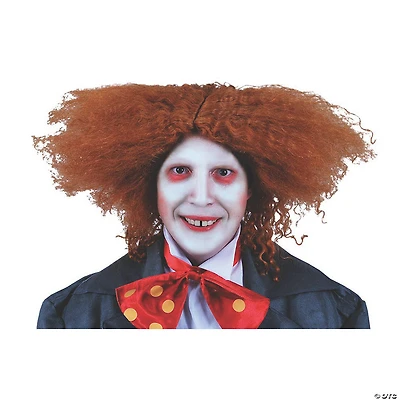 Adults Red Wild Curly Wig