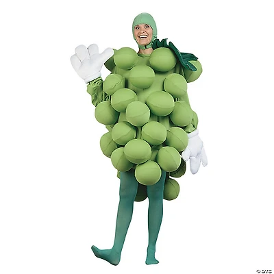 Adults Green Grapes Costume - Standard