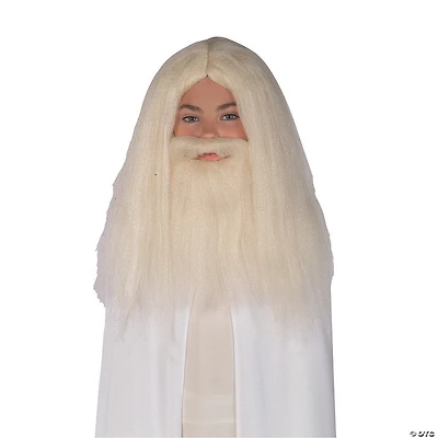Adults The Lord of the Rings™ Gray Gandalf Wig & Beard