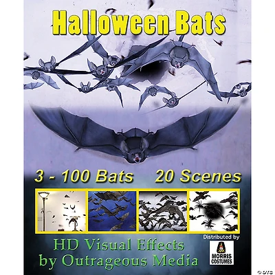 Halloween Bats Digital Decor Usb