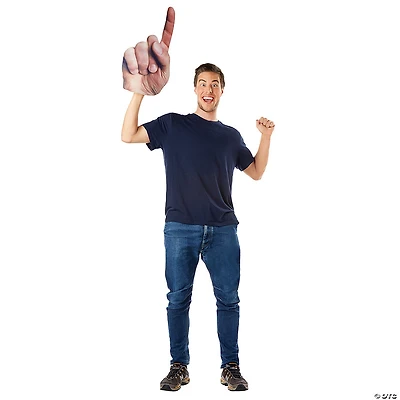 Realistic Number 1 Sign Foam Hand