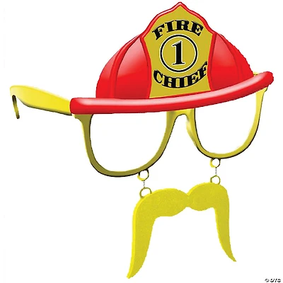Adults Fire Chief Sun-Staches®