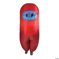 Kids Red Inflatable Crewmate Killer Costume
