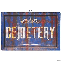 Cemetery Sign Halloween Decoration